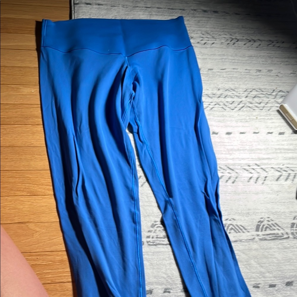 Vibrant Blue Leggings Aerie 7/8